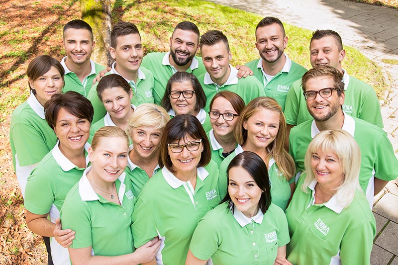 Team des EMMA Pflegedienst in München